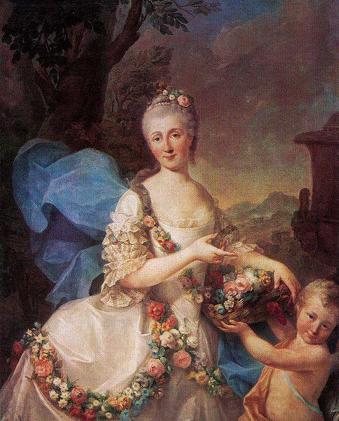 Marcello Bacciarelli Portrait of Apolonia Ustrzycka and her son Stanislaw.